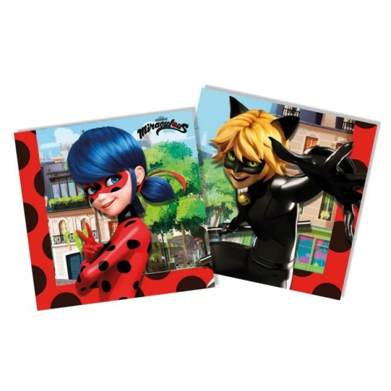 Decorata Party Servetter – 20-pack – 33×33 cm – Mirakulös Ladyb