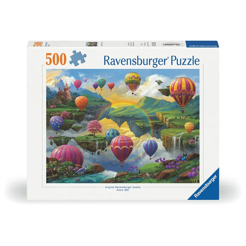 Air Balloon Valley Puslespill 500 bitar, Ravensburger