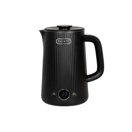 CHiATO heatPLAY Groove Elektrisk vattenkokare, 1,7 L - Svart