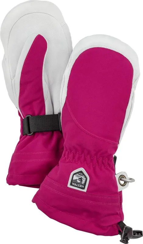 Hestra Army Leather Heli Ski Female Mitts dam skidvantar (#6846)