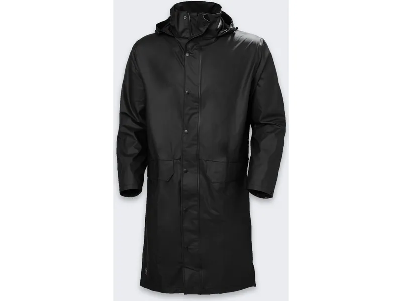 Helly Hansen Workwear Voss Regnjacka svart, lång modell Svart, lång modell