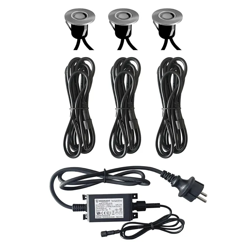 Designlight DECKY Decklight startpaket, 3-pack