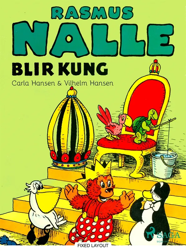 Rasmus Nalle blir kung, E-bok
