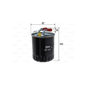Bränslefilter VALEO 587552