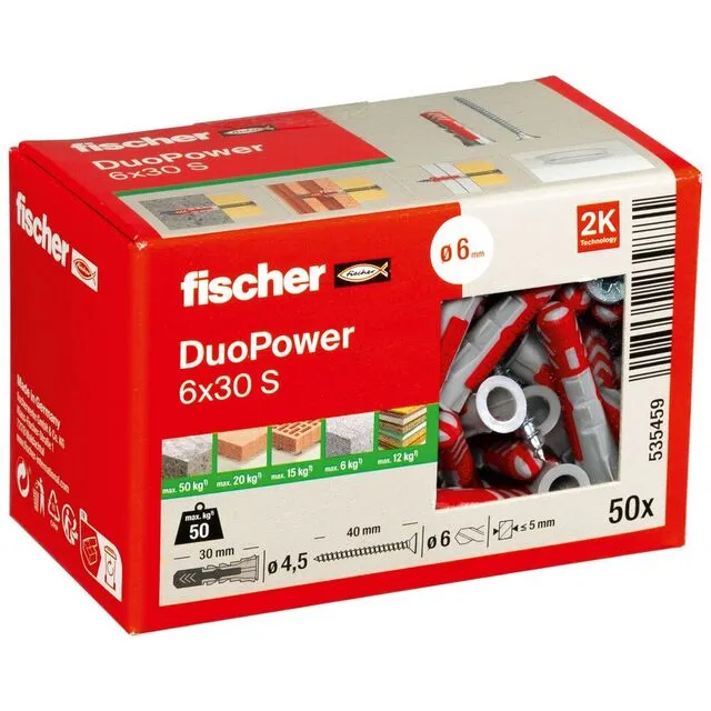 UNIVERSALPLUGG DUOPOWER DIY 6X30 S | Beijerbygg Byggmaterial