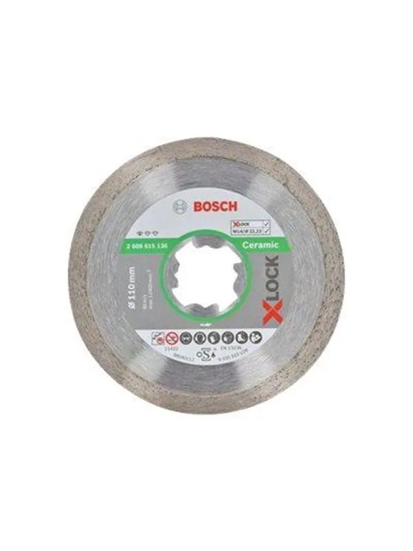 Bosch Standard for Ceramic Diamantkapskiva med X-LOCK 110 × 22,23 × 1,6 x 7,5 mm