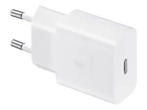 Samsung 15W USB-C Power Adapter (no cable) - White