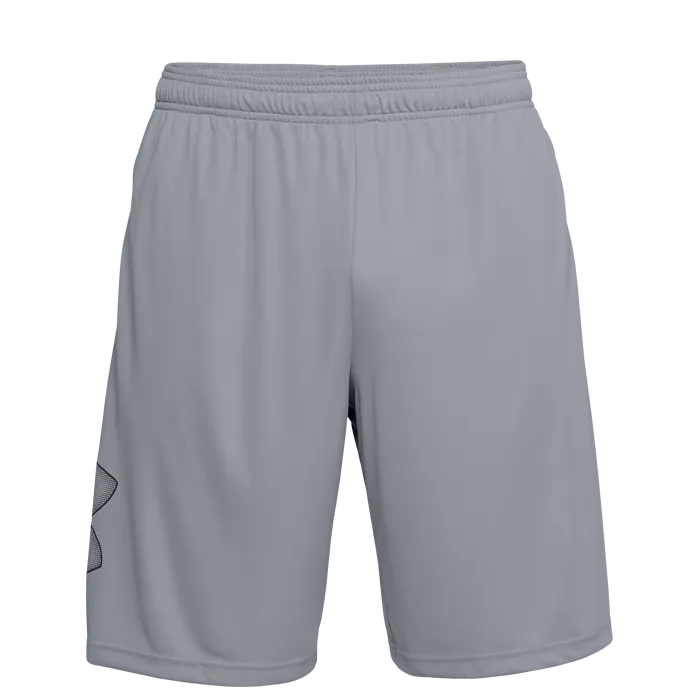 Under Armour Tech Graphic Shorts Ljusgrå polyester Large Herr