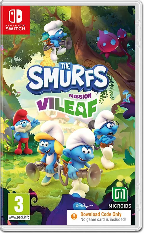 The Smurfs: Mission ViLeaf (Code in a Box) - Nintendo Switch - Plattformsspelare