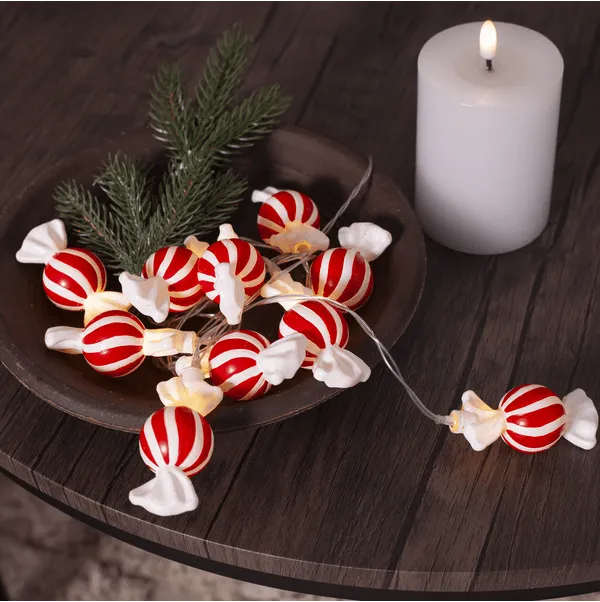 Ljusslinga BonBon Röda Karameller