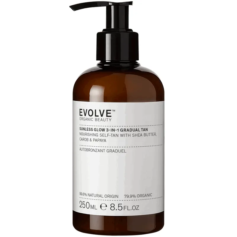 Evolve Organic Beauty Sunless Glow 3-in-1 Gradual Tan 250 ml