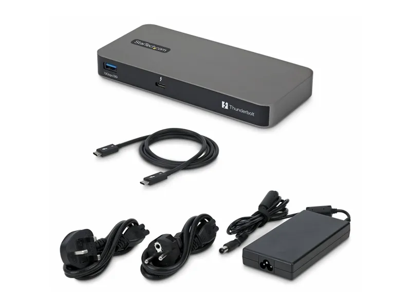 StarTech.com Startech - docking station - USB4 / Thunderbolt 4 / Thunderbolt 5 - 3 x Thunderbolt 5