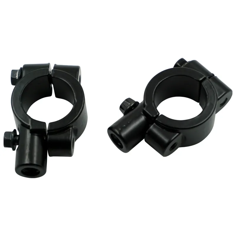 25 mm Backspegelfäste Motorcykelstyre, 2-pack Black M8 0.8 cm