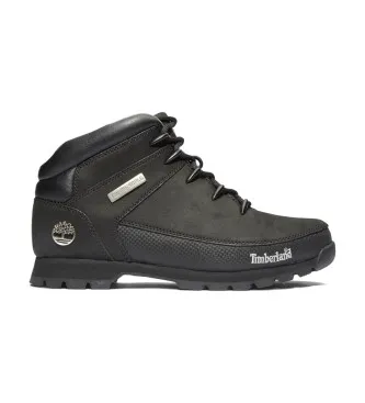Timberland för män. TB06361R0011 Euro Sprint Hiker Ankelkängor i läder Svart (40), Hud, Karta, Nyckelband, Casual, Deportivo, Utomhus