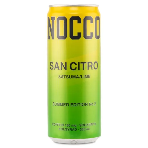 NOCCO San Citro Satsuma/Lime Energidryck 33cl