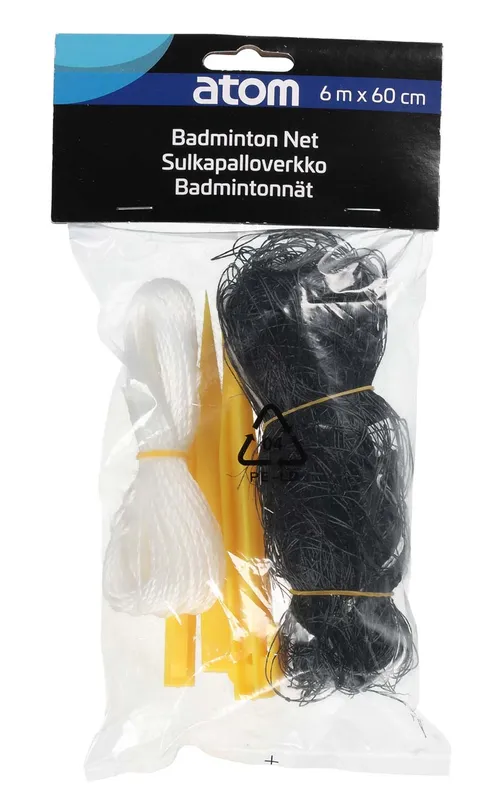 Badmintonnät Officiell Storlek 6 m x 60 cm