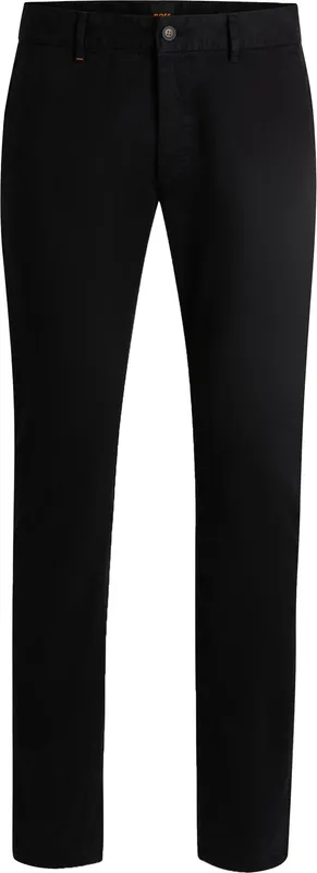 BOSS för män. 50510933 Chino Slim Byxor svart (35/34), Casual, Bomull
