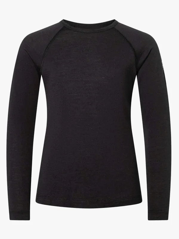 Super.natural Arctic Underställströja Merinomix, Jet Black, 116