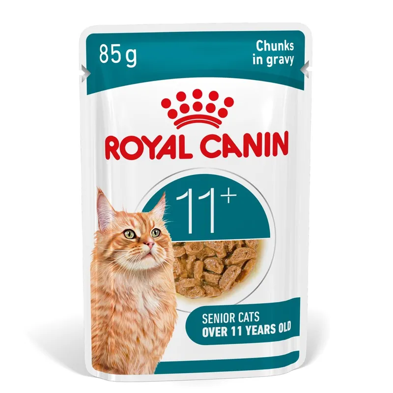Royal Canin Ageing 11+ bitar i sås våtfoder för katt 12×85 g