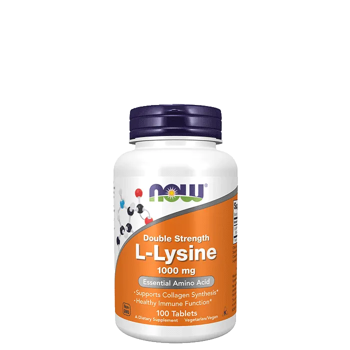 NOW Lysine 500 mg 100 kapslar