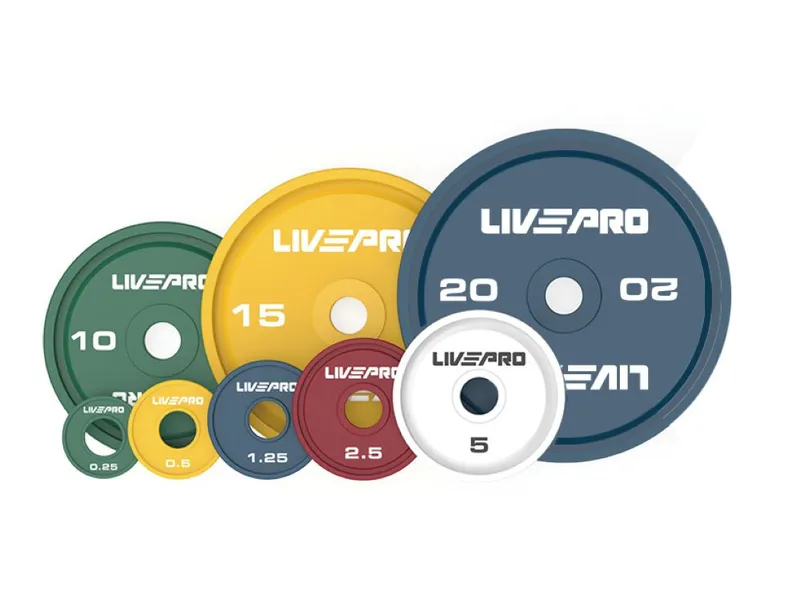 LivePro Viktskiva styrkelyft 0,25kg-25kg - 0,5kg