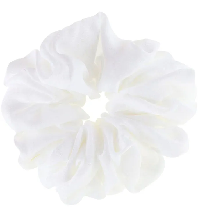 By Stær Scrunchie - Isabella - 18 cm - Vit