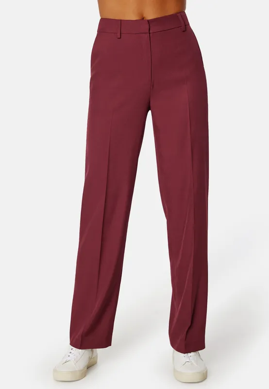 High Waist Regular Suit Trousers (#4868)