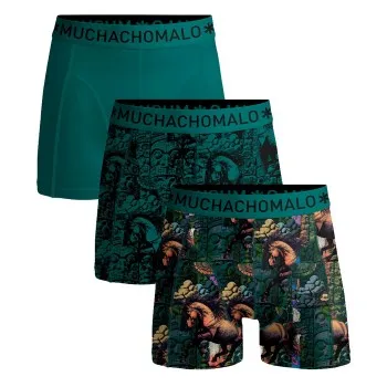Muchachomalo Kalsonger 3P Cotton Stretch Boxer Flerfärgad-2 bomull XX-Large Herr