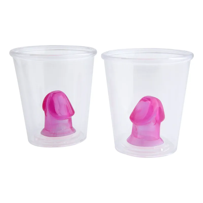 Shotglas Rosa Penis – 2-pack