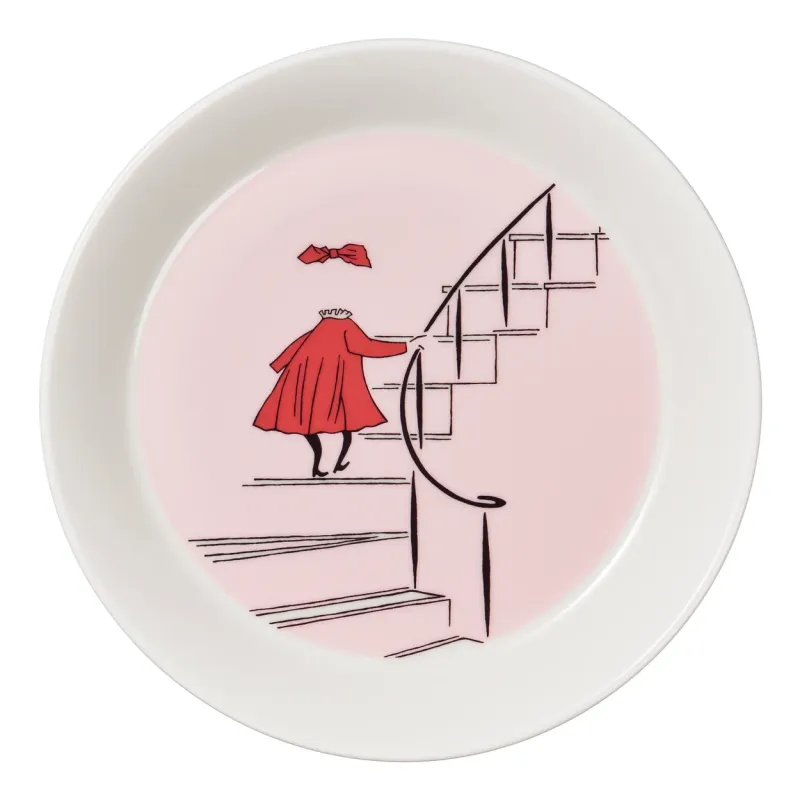 Arabia - Mumin / Moomin - 6 st Tallrikar - Ninni puder Design Tove Jansson