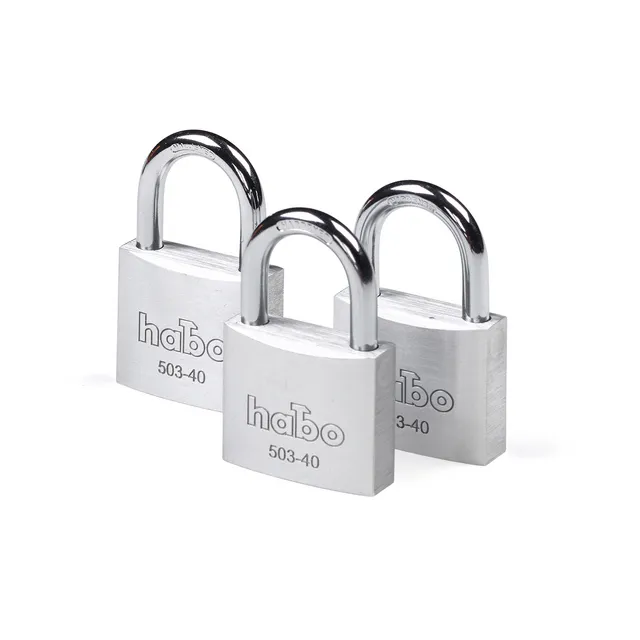 HÄNGLÅS HABO 503-40 TRIPPLE ALU SB | Beijerbygg Byggmaterial