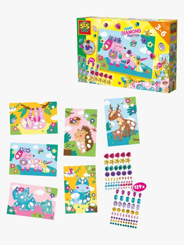 SES Creative Kreativt lekset – Diamantmosaik