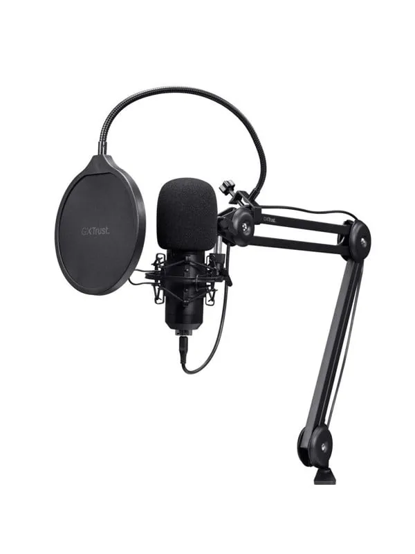 Trust GXT 270 Emita II+ Black Podcast microphone