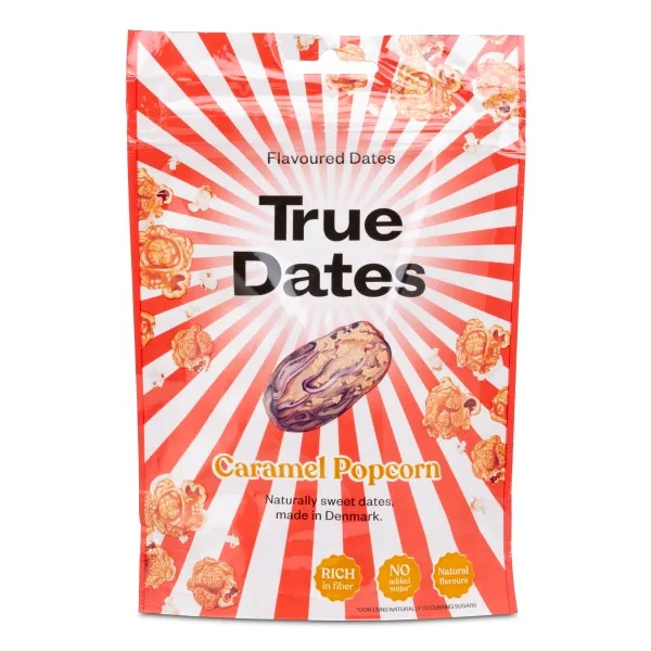 True Dates, Caramel Popcorn, 100 g