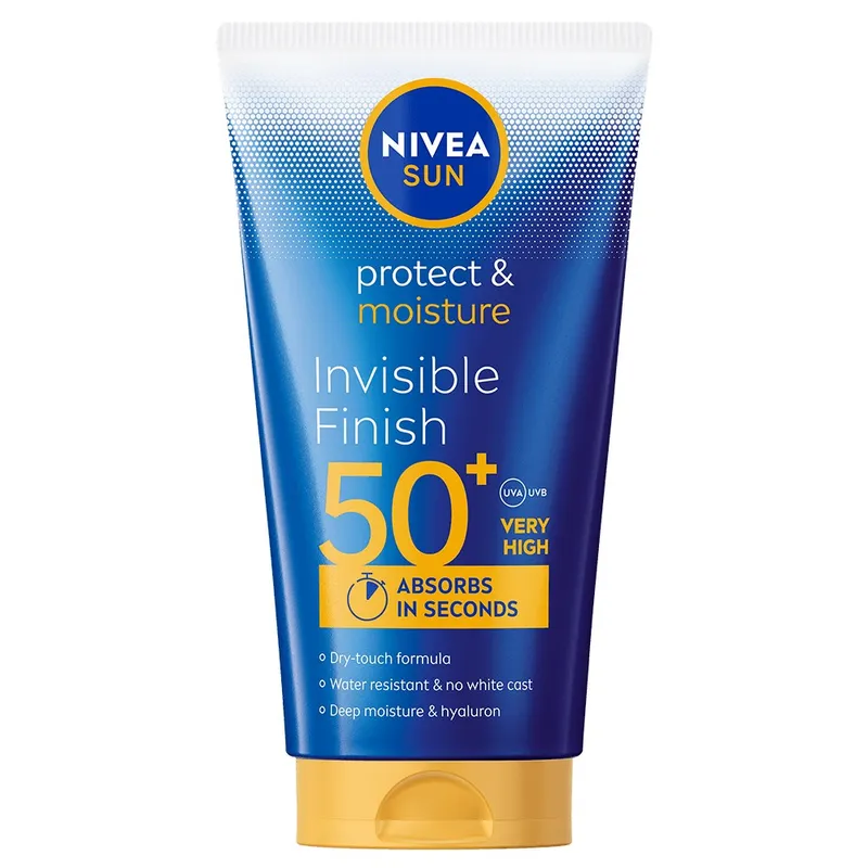 NIVEA SUN Solkräm Protect & Moisture Invisible Finish Lotion SPF50+ 150 ml