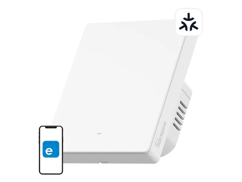 Sonoff Matter M5-1C-80W WiFi smart wall switch (1-channel for frame)
