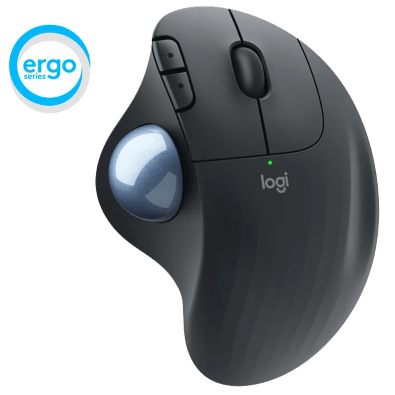 Logitech Ergo Series ERGO M575 for Business - Styrkula - högerhänt - optisk - 5 knappar - trådlös - Bluetooth - Logitech Logi Bolt USB-mottagare - …