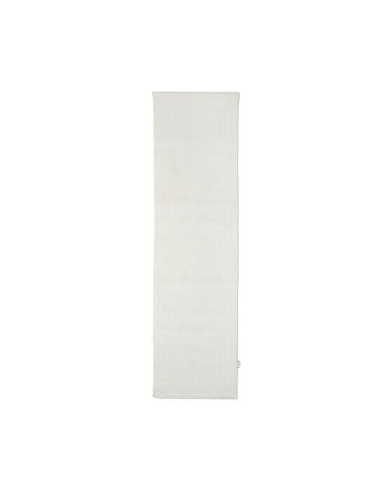Plain gångmatta off-white