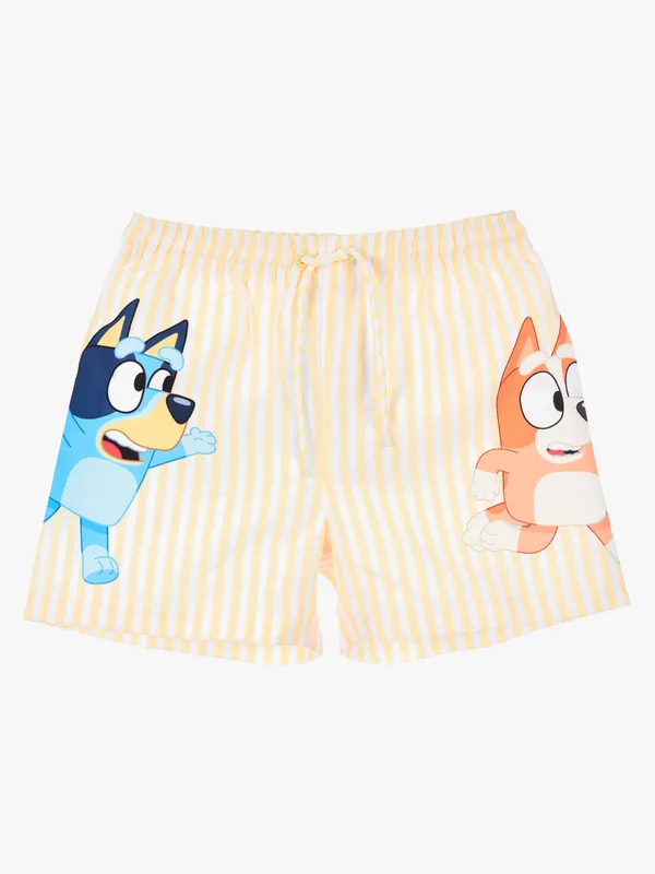 Bluey Badshorts, Gul, 98-104