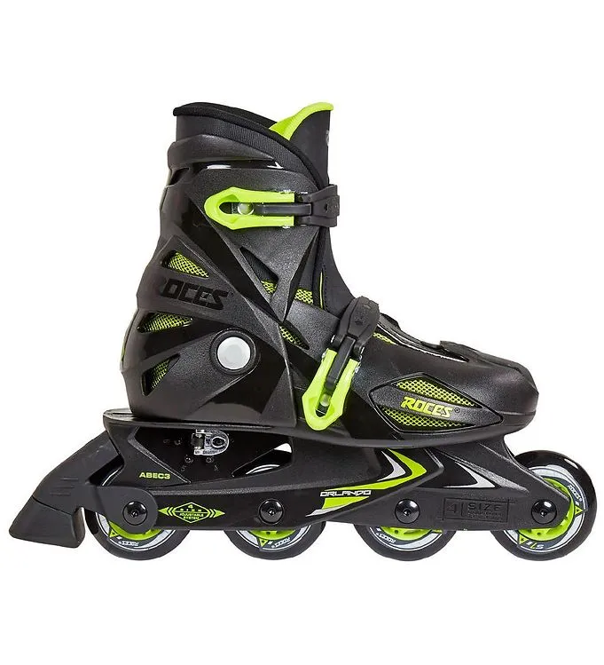 Roces Rullskridskor - Orlando III - Svart/Lime - Inlines
