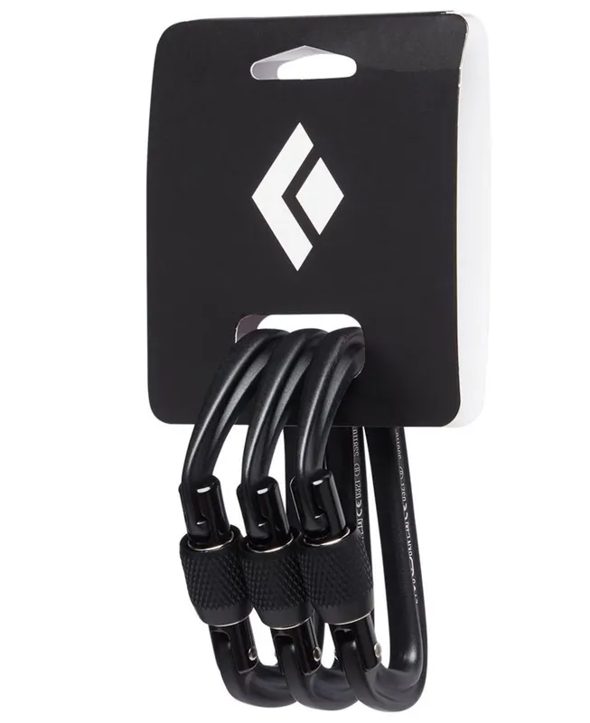 Black Diamond HotForge Screwgate 3 Pack Black