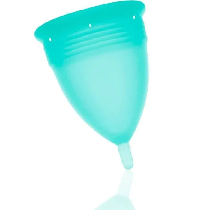 SterCup - Menskopp i FDA Silikon - Aquamarine - Large