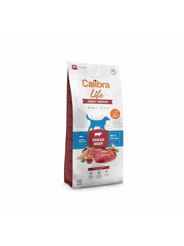 Calibra Dog Life Adult Medium Färskt nötkött 2,5 kg