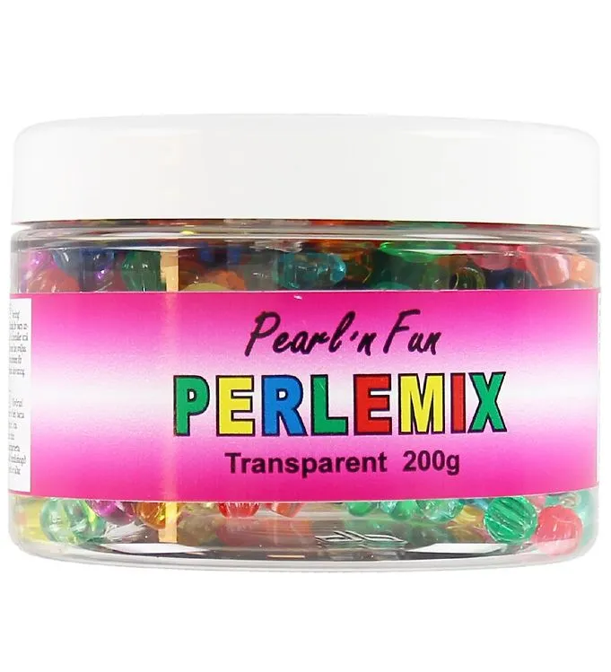 Pearl N Fun Pärlor - 200 gram - Transparent