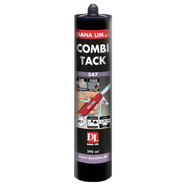 LIM&FOGMASSA COMBI TACK 547 LJUSGRÅ 290ML | Beijerbygg Byggmaterial
