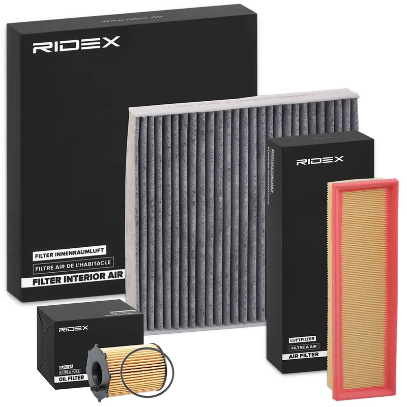 Filtersats RIDEX 4055F19709