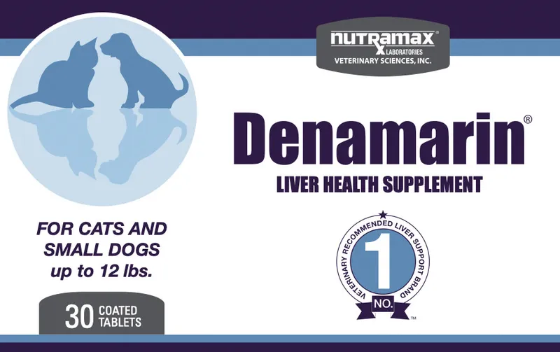 Levertillskott Nutramax Denamarin Hund & Katt Tabletter 30×90 mg