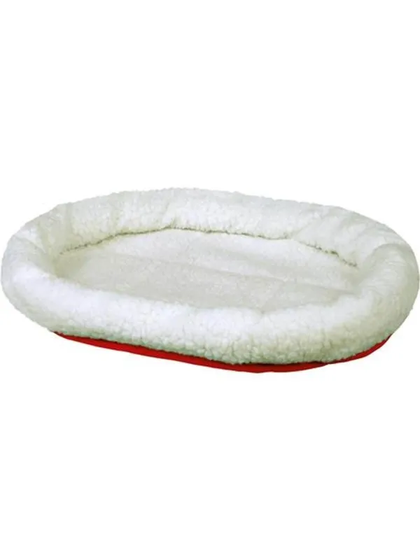 Trixie Bed round 47 × 38 cm wool-white/red