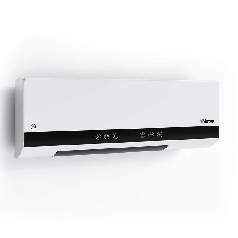 Väggmonterad keramisk värmare 2000W oscillerande
