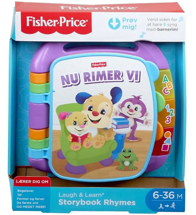 Fisher-Price Bok m. Ljud - Lärande och lek - Barnvisor